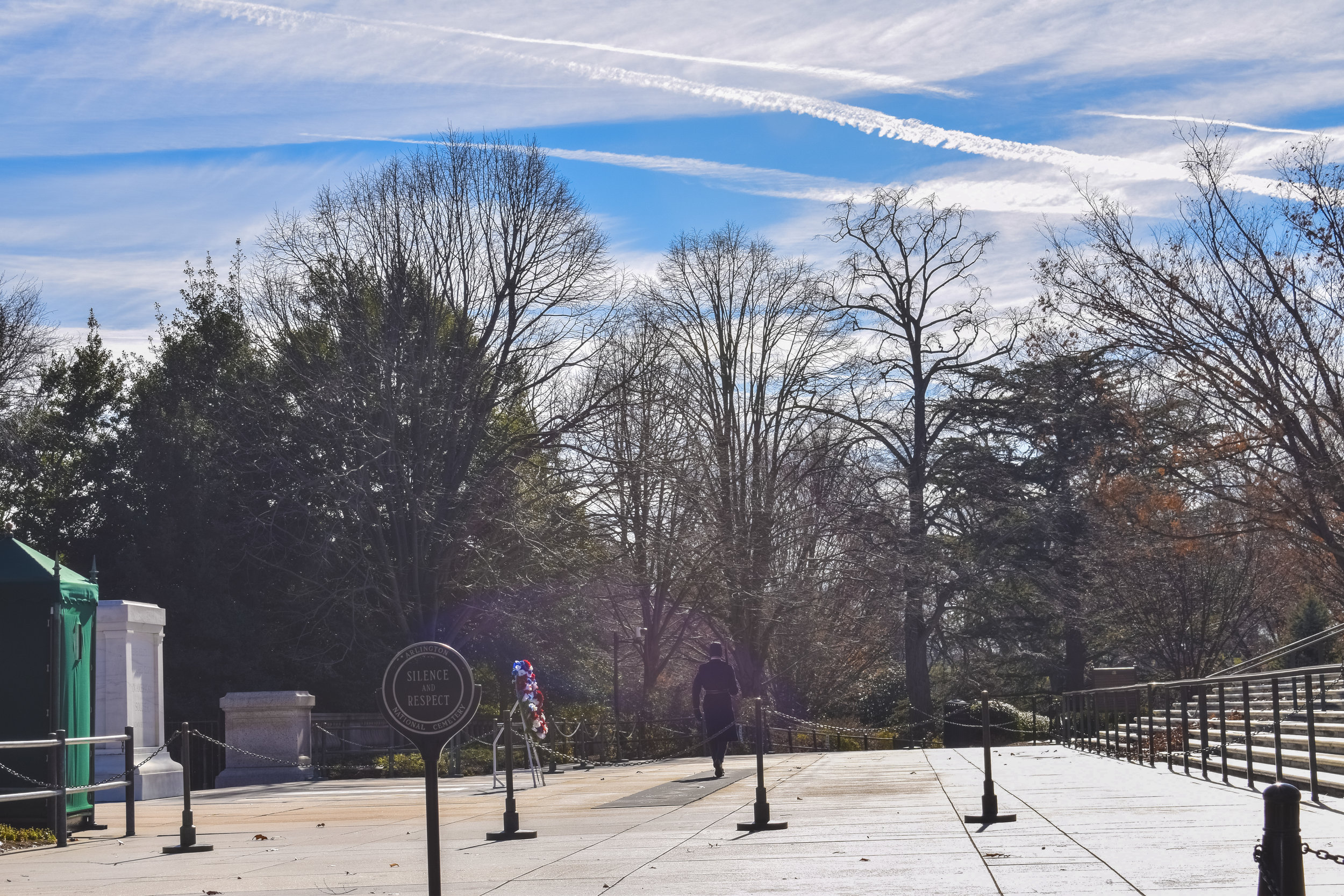 Soldier in Arlington Cemetery