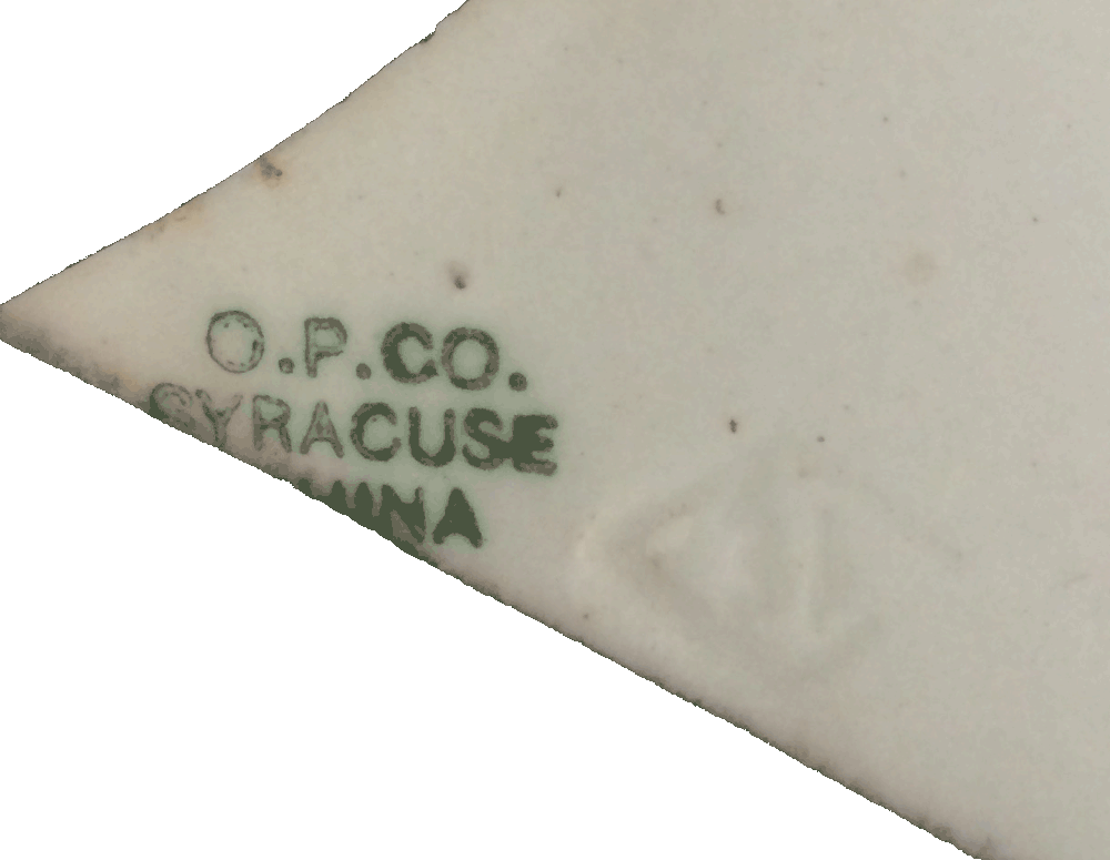 O.P.CO. Syracuse China Ceramic Fragment