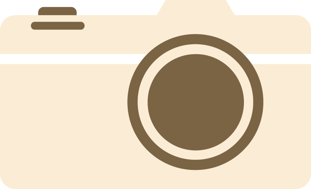 Vector of tan and brown camera